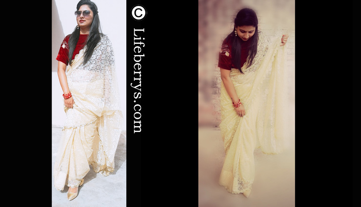 saree look,tips to look slim in saree,saree fashion tips,latest fashion tips