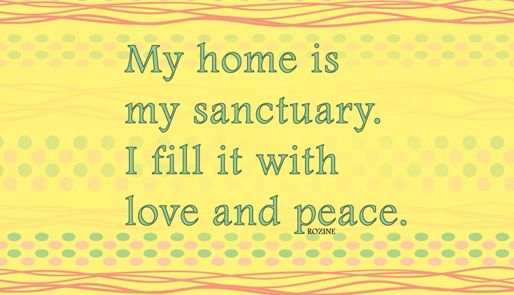 house a peaceful place,household tips