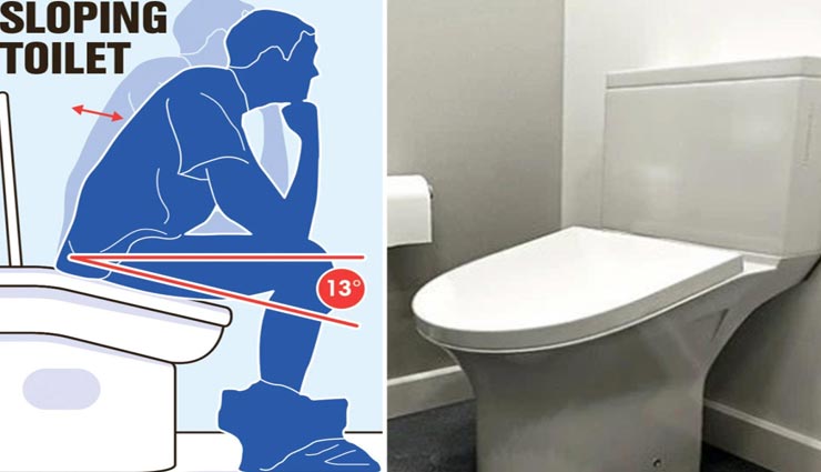 इस टॉयलेट सीट पर 7 मिनट से ज्यादा नहीं बैठ पाएंगे आप, वजह कर देगी आपको हैरान weird news,weird idea,weird toilet seat,worker spend much time in bathroom,slanted toilet seat
