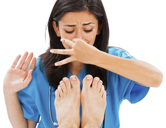 how to remove smells from feet