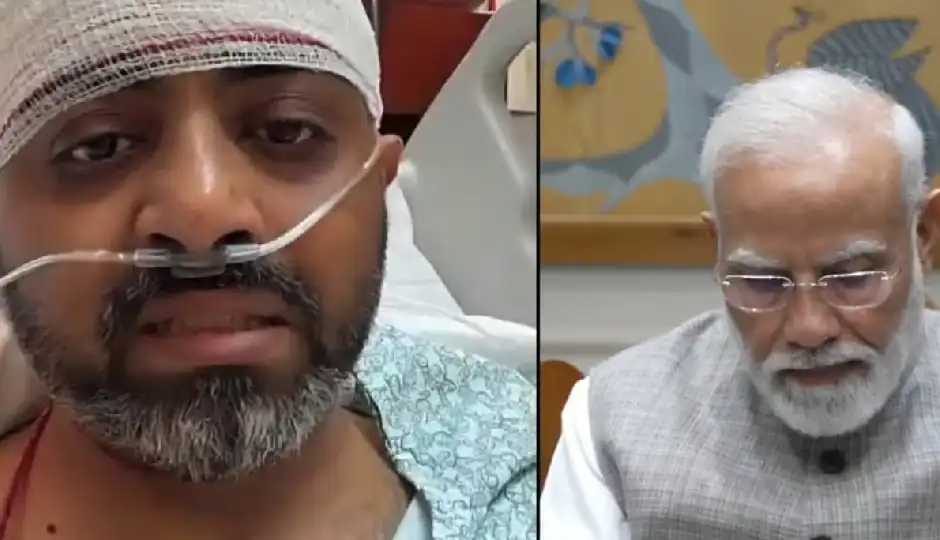 PM मोदी से बात करते-करते भावुक हुए स्मित मच्छार, बोले- विमान में हमले के वक्त पढ़ रहा था हनुमान चालीसा