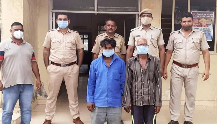 बांसवाड़ा : पुलिस के हथ्ते चढ़े साढ़े तीन साल पुराने मामले में दो शराब तस्कर, चढ़ाया था जवानों पर वाहन