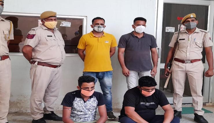 श्रीगंगानगर : उनतीस किलो डोडा पोस्त के साथ पुलिस के हथ्ते चढ़े दो तस्कर 
