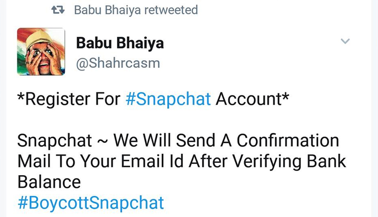 twitter,funny trolls,facebook,snapchat ceo comment over india,snapchat ceo,evan spiegel,evan spiegel trolled,twitter posts,snapchat