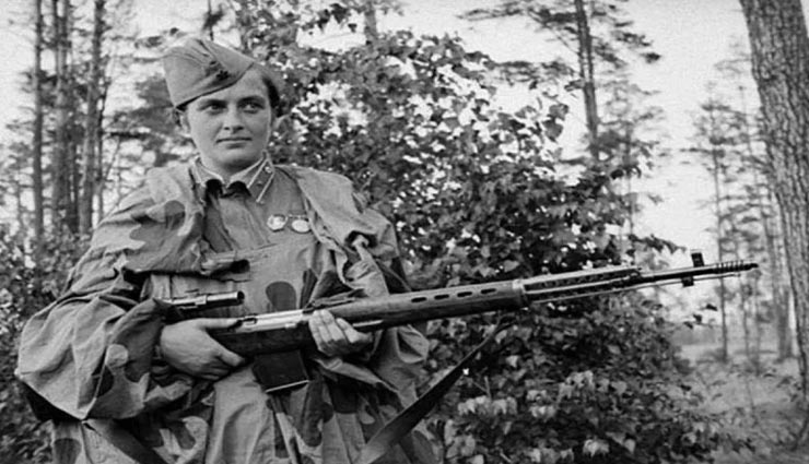 हिटलर की सेना भी डरती थी इस खतरनाक महिला स्नाइपर से, 309 लोगों को बनाया अपना निशाना