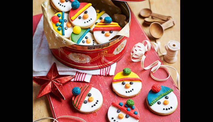 snowman biscuits,christmas recipe,biscuits recipe