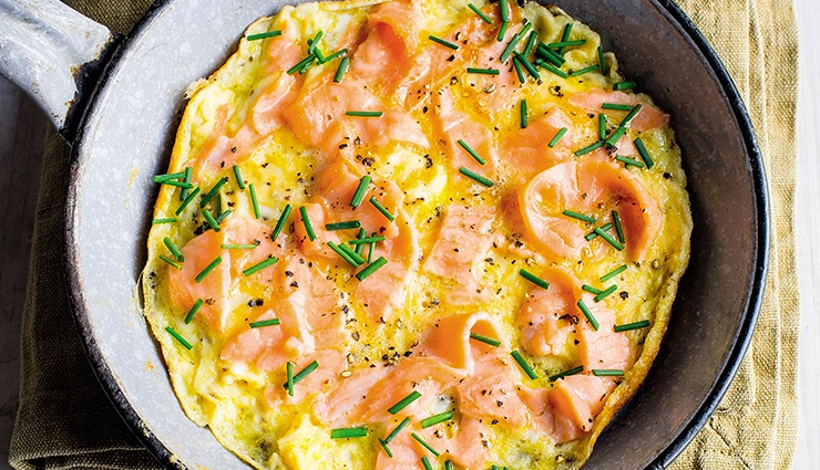 smoked salmon omelette,hunger struck,food,easy recipe