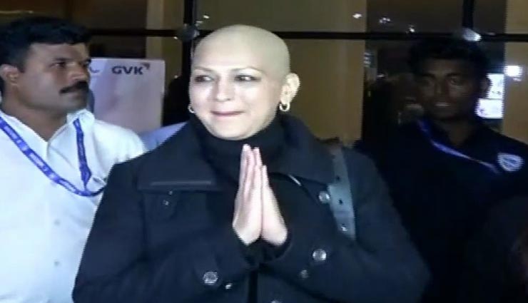 खुशखबरी : कैंसर का इलाज कराकर अपने घर लौटीं सोनाली बेंद्रे