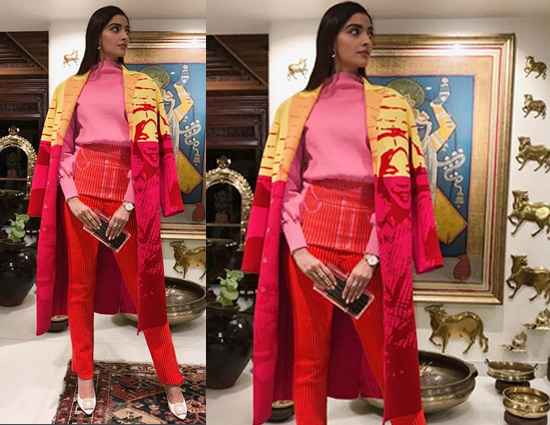 PICS- Veere Di Wedding Actress Makes Appeareance in Chic Colors