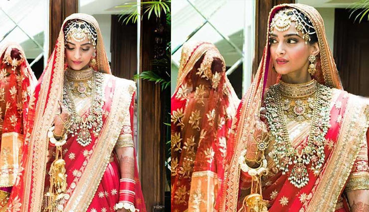 दिल चुरा रहा है सोनम कपूर का ये ब्राइडल LOOK, देखे तस्वीरे