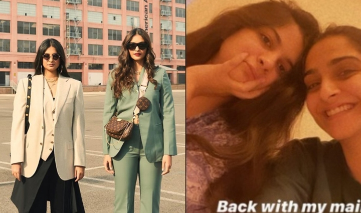 Sonam Kapoor Reunites With Sister Rhea After Traveling To Mumbai