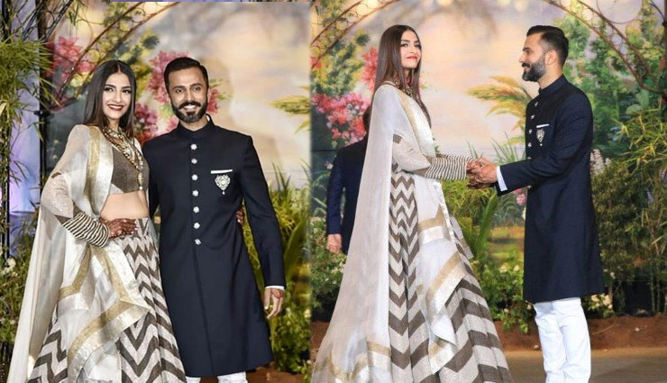 तस्वीरों में देखें सोनम-आनंद की शादी का रिसेप्शन