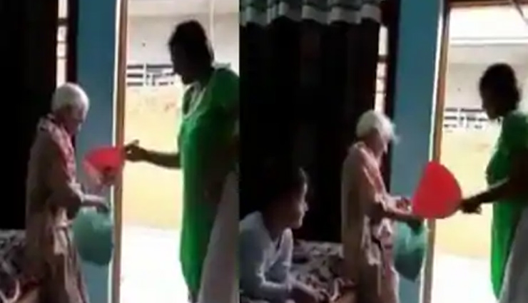 82 साल की सास को बहू ने बेरहमी से पीटा, पोते-पोतियों ने बनाया वीडियो, किया वायरल
