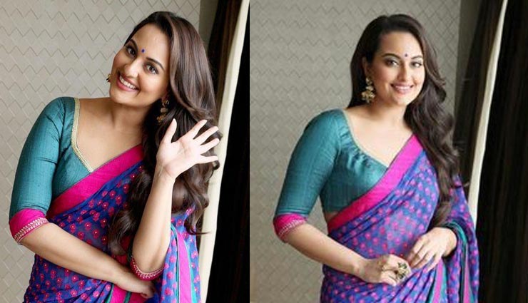 sonakshi sinha,fashion trend,fashion news in hindi,tips to select blouse design from sonakshi sinha