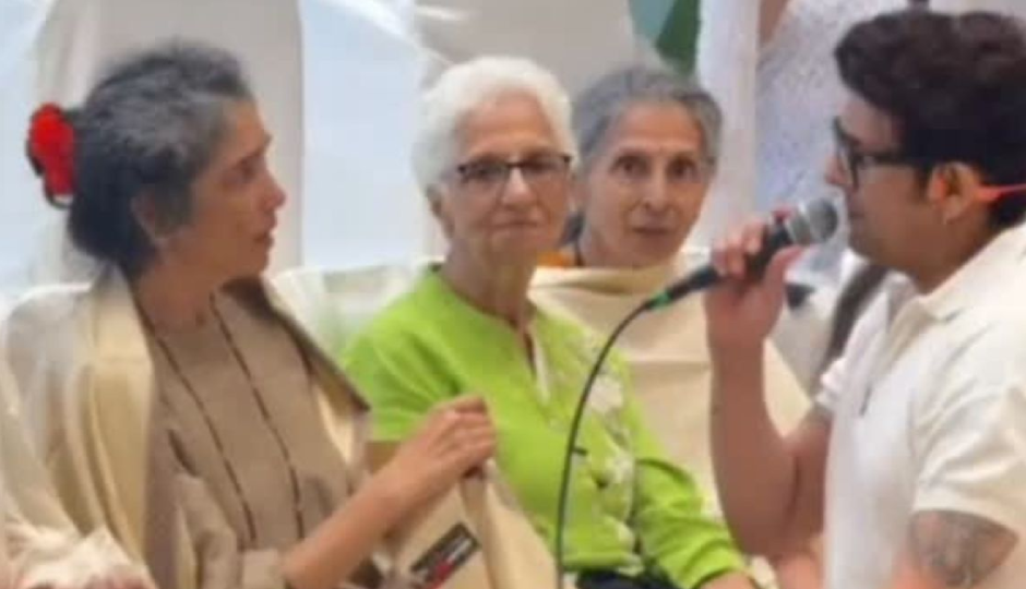 प्रेयर मीट में सोनू निगम ने गुनगुनाया सतीश शाह का पसंदीदा गीत, दिवंगत एक्टर की पत्नी ने भी दिया साथ, वीडियो वायरल