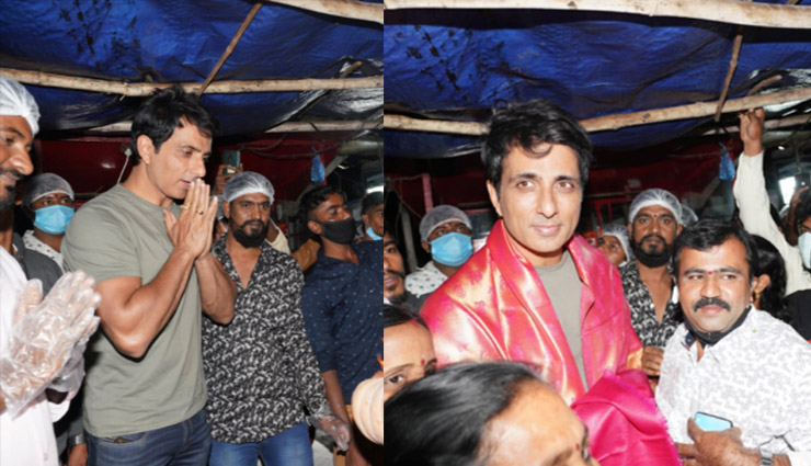 christmas celebration,sonu sood,sonu sood cooking,food center,viral video