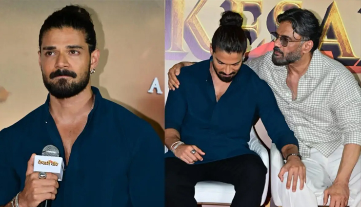 kesari veer,kesari veer movie,suniel shetty,sooraj pancholi,vivek oberoi,kesari veer trailer,sooraj emotionl,sooraj video