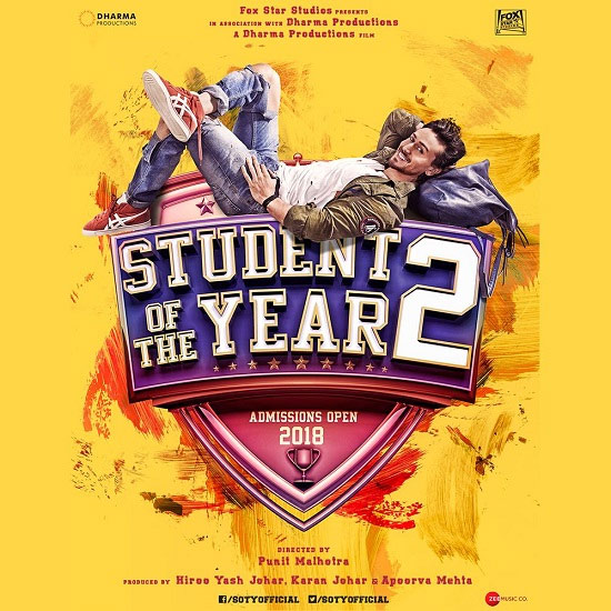 student of the year 2,first poster,soty 2 new poster,bollywood latest,tiger shroff,ananya pandey