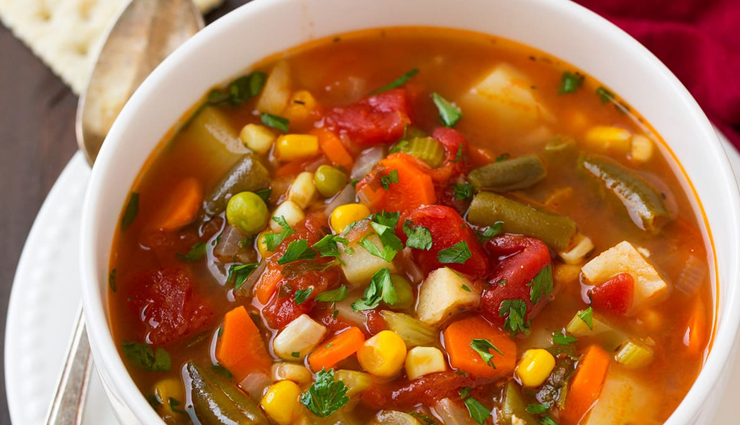 soothing for cold winter evenings vegetable soup,food,easy recipe