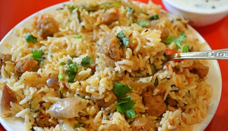 soya chunks pulao,pulao recipe,dinner recipe