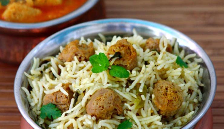 soya chunks pulao,pulao recipe,dinner recipe