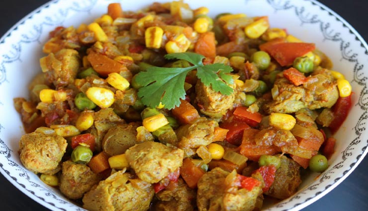 हेल्दी स्नैक्स में आजमाए 'स्पाइसी सोया चंक्स' #Recipe soya chunks recipe,recipe,recipe in hindi,special recipe