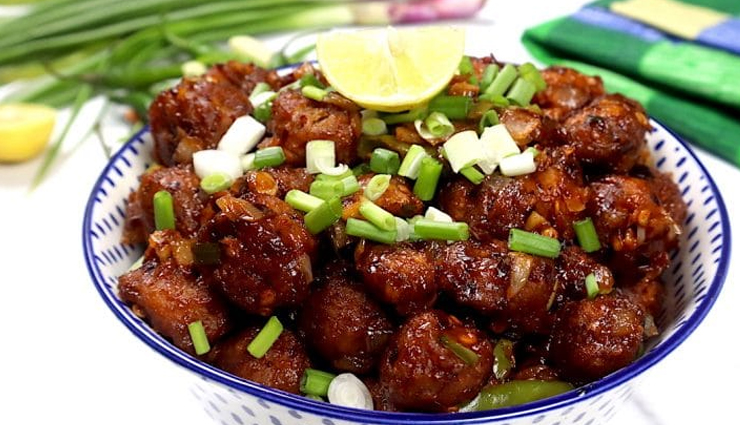 soya manchurian,soya recipe,manchurian recipe,snacks recipe,main course recipe