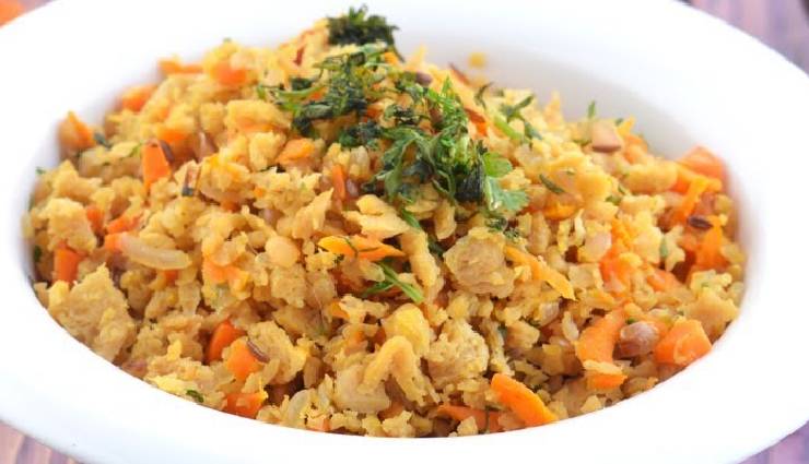 soya upma,soya upma breakfast,soya upma spicy dish,soya upma tasty,soya upma healthy,soya upma ingredients,soya upma recipe,soya upma protein