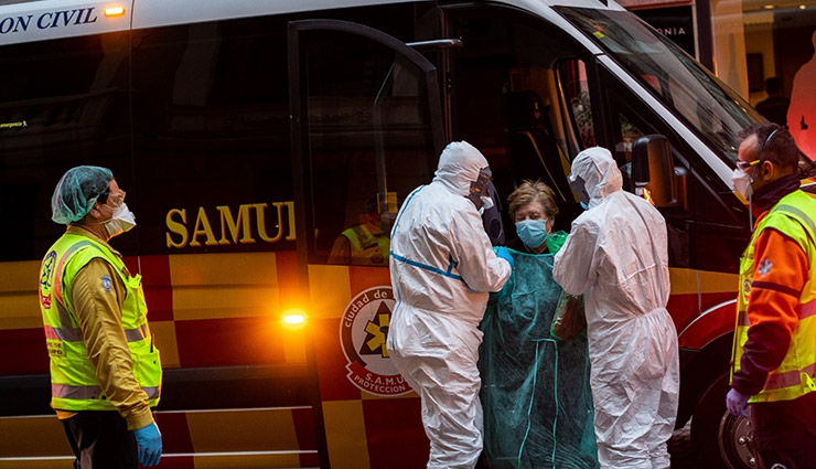 कोरोना वायरस: स्पेन में एक दिन में सबसे ज्यादा मौतें, 832 लोगों की गई जान