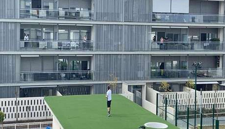 कोरोना वायरस : लॉकडॉउन लोगों को जिम ट्रेनर ने कराया वर्कआउट, वीडियो वायरल