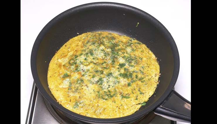 spinach paneer omelette,spinach recipe,paneer recipe,omelette recipe,kids recipe,snacks recipe