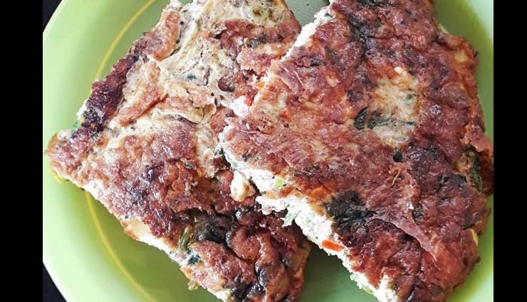 spinach paneer omelette,spinach recipe,paneer recipe,omelette recipe,kids recipe,snacks recipe