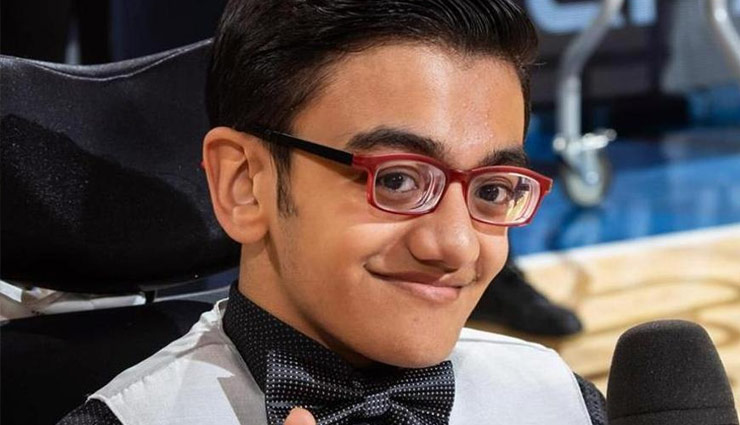 sparsh shah,indian national anthem,howdy modi,rare disease,narendra modi,news,news in hindi