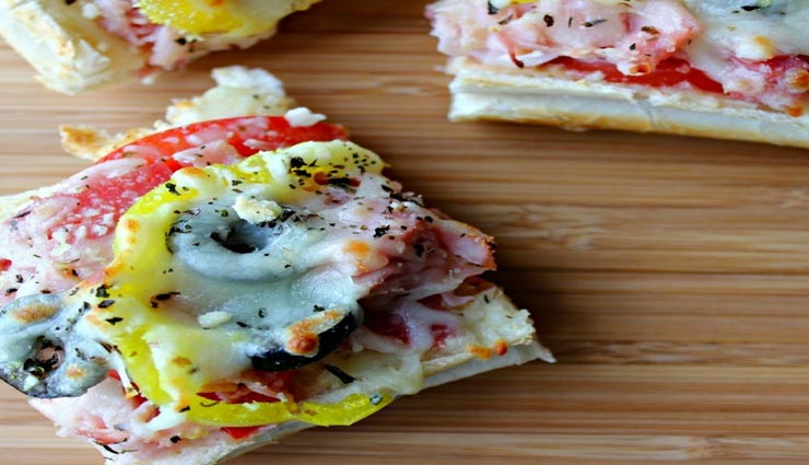 इस तरह बनाए घर में ही 'इटेलियन ब्रेड पिज्जा', बच्चों को मिलेगा कुछ स्पेशल #Recipe italian bread pizza recipe,recipe,pizza recipe,italian recipe,special recipe