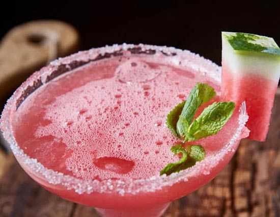 Recipe - Spicy Pink Watermelon Margarita