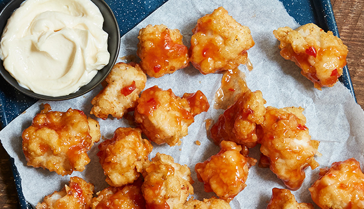 spicy popcorn chicken,chicken recipe,snacks recipe,non veg recipe