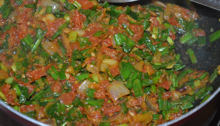 Recipe- Simple and Fast To Cook Spring Onion Curry