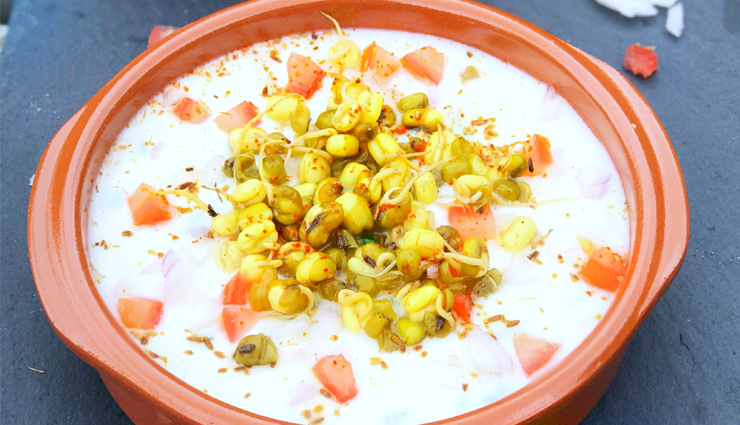 Recipe- Healthy for Summers Sprouts Raita
