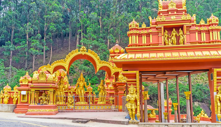 sri lanka,ramayana places in sri lanka,tourist attraction in sri lanka,seetha amman temple,sita kotuwa,munneswaram temple and manavari temple,ram sethu,pushpaka vimana,sanjeevani mountain dolukanda,hanuman temple in ramboda,ravana temple & caves,divurumpola,sigiriya