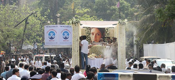 bollywood,sridevi,sridevi ceremation