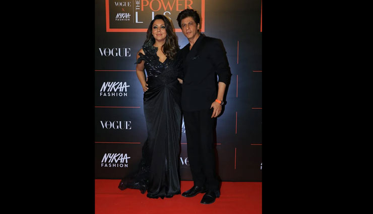 shah rukh khan wins husband of the year,Shah Rukh Khan,gauri khan,entertainment news,vogue x nykaa fashion the power list 2019