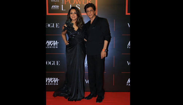 shah rukh khan wins husband of the year,Shah Rukh Khan,gauri khan,entertainment news,vogue x nykaa fashion the power list 2019