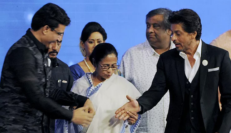 srk,srk meets didi,25th international film festival,25th kolkata international film festival,netaji indoor stadium,kolkata,srabonti chatterjee,entertainment news
