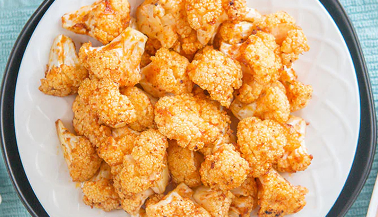 srriracha cauliflower popcorn recipe,hunger struck,food,easy recipe