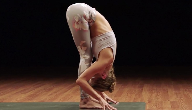 yoga poses,relaxing yoga poses,sukhasana,cat stretch,supine twist,child pose,standing forward bend,head to knees pose,corpse pose,Health,Health tips