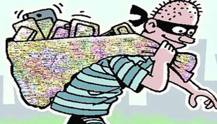 राजस्थान : मोबाइल की दुकान में 12 लाख की चोरी, बिना ताला तोड़े शटर को खींचकर ऊपर कर दिया