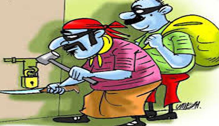सीकर : ये कैसी पुलिस व्यवस्था, एक ही रात में टूटे मकान और 8 दुकानों के ताले