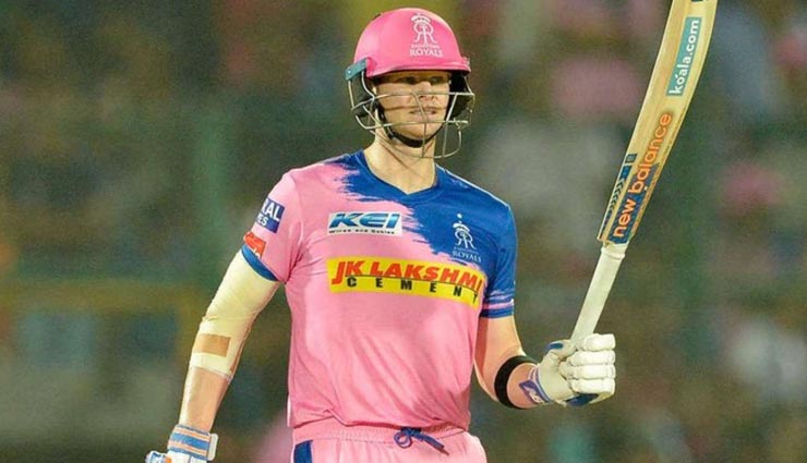 IPL 2020 : अय्यर, कोहली के बाद अब रॉयल कप्तान स्मिथ पर लगा 12 लाख रुपये का जुर्माना