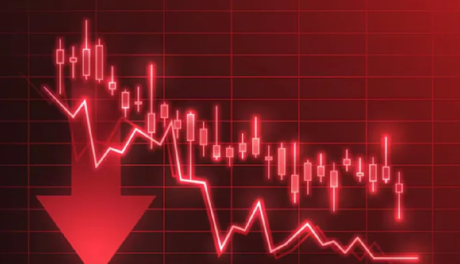 शेयर बाजार में भारी गिरावट, सेंसेक्स 1350 से ज्यादा और निफ्टी 400 से अधिक अंक लुढ़का; कई दिग्गज शेयरों में नुकसान