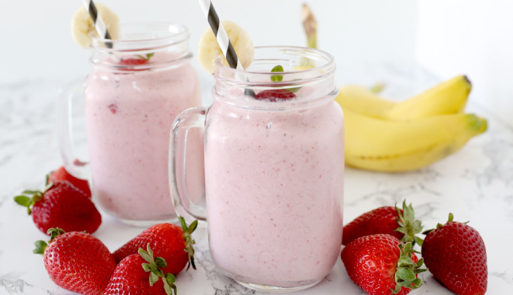 strawberry banana smoothie,easy smoothie recipe,healthy smoothie,fresh fruit smoothie,quick breakfast smoothie,banana smoothie,strawberry smoothie,smoothie for weight loss,vegan smoothie,refreshing smoothie